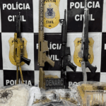 Operação Solo Seguro apreende fuzil e drogas no Arenoso; prisão é registrada